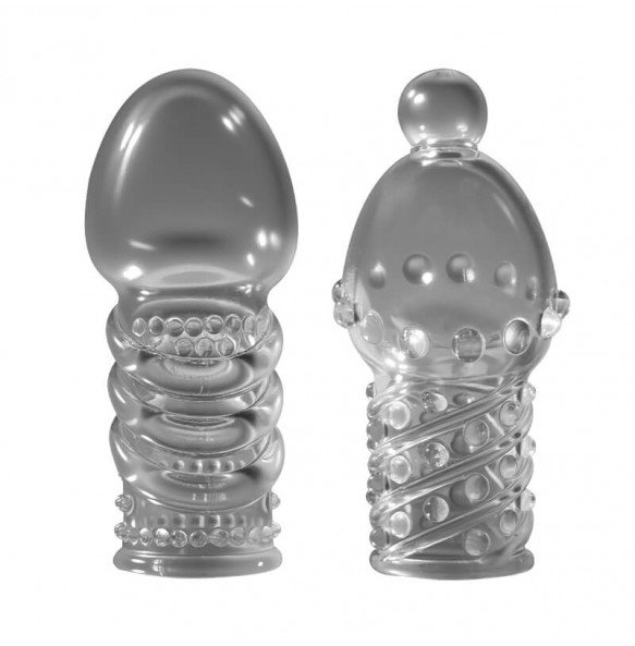 MizzZee - Soft Delay Glans Sleeve (Full Set 2 Pieces) MizzZee - Soft Delay Glans Sleeve (Full Set 2 Pieces)